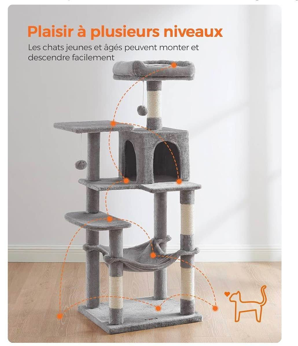 👑 ڤێلای لوکس بۆ پشیلەکەت! (VIP Cat Tree) 🐾✨
دەتەوێت کەیف و ئاسوودەیی بوبەخشیت بە پشیلەکەت؟ 🐱
ئەمە تەنها یاریگایەک نییە، بەڵکو کوخێکی شاهانەی مارکەی جیهانی Feandreaیە کە هەموو پێداویستییەکی پشیلەکەت لە یەک بەرهەمدا کۆدەکاتەوە!
🌟 بۆچی ئەم بژاردەیە باشترینە؟
 🏰 بەرزیی ۱۴۳ سم (فرە نهۆم): خەونێکی گەورەیە بۆ هەر پشیلەیەک بۆ سەرکەوتن و تەماشاکردنی دەوروبەر.
 ☁️ فەرووی زۆر نەرم و لوکس: جێگەیەکی گەرم و شاهانە بۆ خەوێکی ئارام.
 🎪 قەفەسی تایبەت + هەمبانەی خەوتن (Hammock): بەرزترین ئاستی ئاسوودەیی بۆ پشوودان.
 🧵 ستوونی دڕکەخۆری تایبەت: ڕزگارت دەکات لە تێکچوونی قەنەفە و پەردەی ناوماڵەکەت!
 🧸 تۆپی یاری هەڵواسراو: بۆ ئەوەی بەردەوام چالاک و دڵخۆش بێت.

🚚 گەیاندن: خێرا بۆ تەواوی شار و پارێزگاکانی عێراق 🇮🇶
📲 بۆ داواکردن و زانیاری زیاتر:
ڕاستەوخۆ نامە بۆ واتسئەپ (WhatsApp) بنێرە:
📞 ***********
⚡ ژمارەیەکی زۆر سنووردار بەردەستە، هەر ئێستا دیارییەکی ناوازە بۆ ئاژەڵە خۆشەویستەکەت بڕیار بدە! 🎁🐾 رانية, السليمانية
