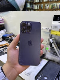 ايفون 14 برو ماكس . ذاكره 256 . بطاريه 88 . مبدل شاشه فيس ايدي شغال . ...