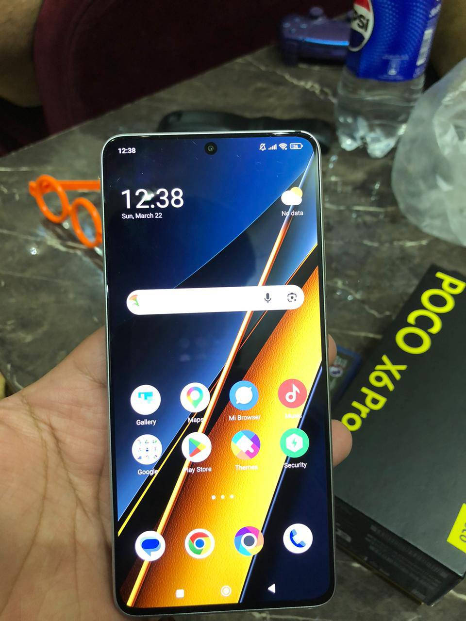 السلام عليكم 
POCO X6 PRO 5G 512GB  GREY 🩶 
120 فريم ببجي 
 نظيف غير داخل صيانة 
كامل ملحقات كارتونة وشاحنة وكفر 
ملاحظة / الشاشة بيها طبع اصبع ومتبين بالصوره وغير مؤثره ع اللمس نهائيآ 
السعر / 250 الف وبي مجال للشراي 
عنواني / بغداد الغدير ساحة ميسلون


**إذا كنت صاحب هذا الإعلان وتريد حذفه لأي سبب، رجاءا أرسل رسالة إلى الدعم الفني**