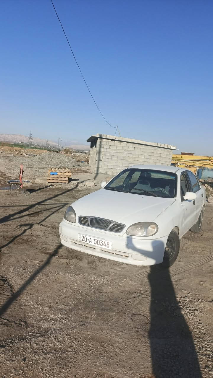 کەرکوک پەنجاعەلی
دايو لانوس 
موديل ٩٩
كير و مكينه كرولا
سنوي تازه به مشروع وطني رقم ديالا 
ده فتر بنزين هه يه
صبغ عام تصفيه معجون هه يه 
سعر 27ڕەقەم تەلەفون ***********واتساپ کراوەیە
