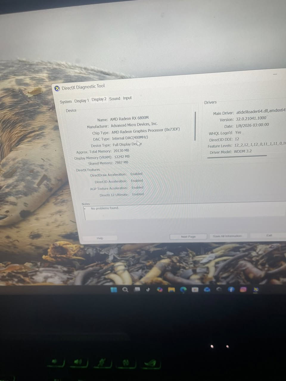 asus  rog strix g513 Qy
CPU amd rayzn 9 5800hx 8 core 16 th
GPU amd rx 6800m 12GB VRAM 
SSD m.2 gen 3 512 GB 
Screen 15.5 2k 165hz 
المعالج مكسور السرعه من الشركه 
السعر ١٤٠٠ مكاني سماوه الي حاب يجيني يشوفها كل الهلا بي


**إذا كنت صاحب هذا الإعلان وتريد حذفه لأي سبب، رجاءا أرسل رسالة إلى الدعم الفني**