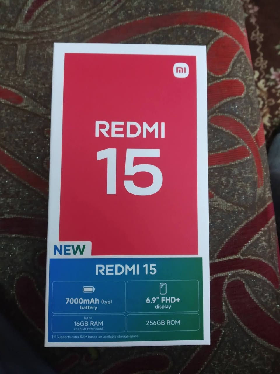 استعمال اسبوع للبيع ويرهم امراوس ريدمي 15 تردد144 هرتز ذاكره 8+256/8 بطاريه عملاقه 7000 شحن 33 واط ملحقاته كامله سعر الشراء 225 للبيع 190 ويرهم امراوس ***********موجود واتساب او خاص مكاني بالحله
