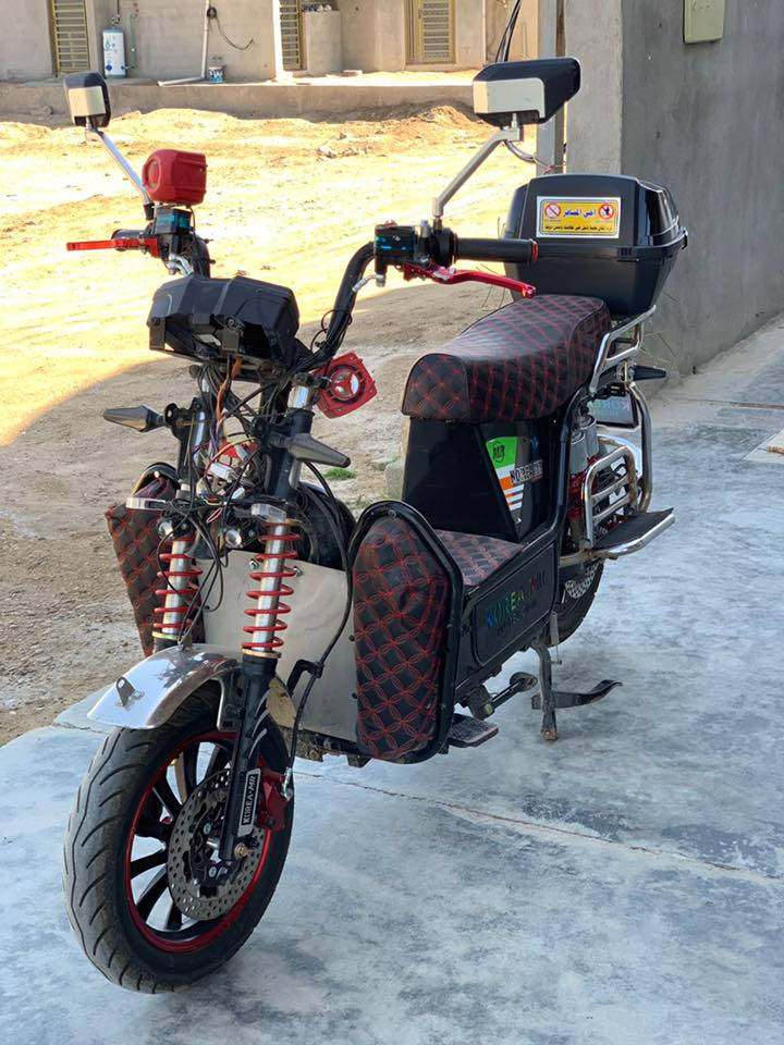 سلام عليكم دراجه شحن للبيع دراجه قبل شهر اخذتها دراجه كلش نضيفه سعر ٧٥٠وبيها مجال تواصل وتساب ***********

بطاريه عدد 6 بطاريه 38 مبير
ملف نحاس
ملف 3000@
