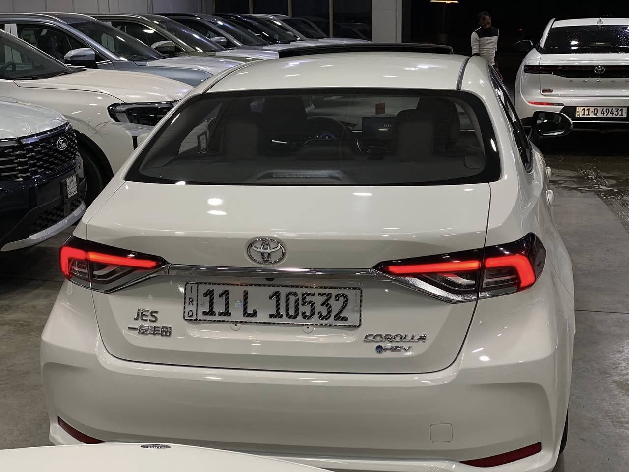 تويوتا كورلا 2025 هايبرد ماشية 9 الاف كيلو و رقم بغداد الجديد تحويل مباشر 
السيارة فول مواصفات 1/1 كرسي عادي
و داخل لون اسود جلد اصلي وفتحة 
السيارة مكفولة كفالة وابيع شرط السونار والسيارة مفحوصة سونارموجود سيارة جديدة شرط زيرو السعر هو 24مليون و 250 الف دينار 
و بيه مجال حك الجية ومكاني بغداد ورقمي 
للاتصال او استفسار *********** 
السيارة بصمة و سلايد و كرسي عادي و 
داخل لون جلد و رادار امامي
وتثبيت مسار و وكامرة خلفية و دشبول 
ديجتال و شاشة كبيرة و اوتو هولد وهاند بريك لمس وبعد هواي مواصفات
