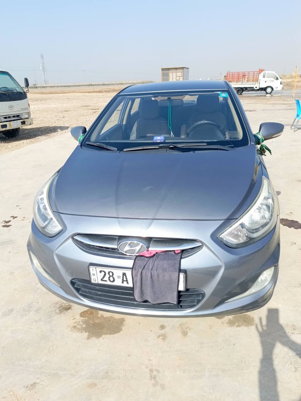 للبيع اكسنت 16 محرك 1400 ماشيه 150 خليجي رقمهه نجف مكفوله كفاله عامه ماعده الباب الخلفي مصبوغ السياره خير من الله مامتعوبه بسمي تحويل ثاني يوم  مكان السياره واسط  السعر 105 وبيها مجال للاستفسار ***********
