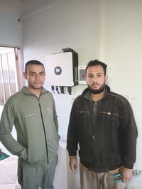 منظومة شمسية • 10 ألواح لونجي 620واط • بطارية Svolt 17كيلووات