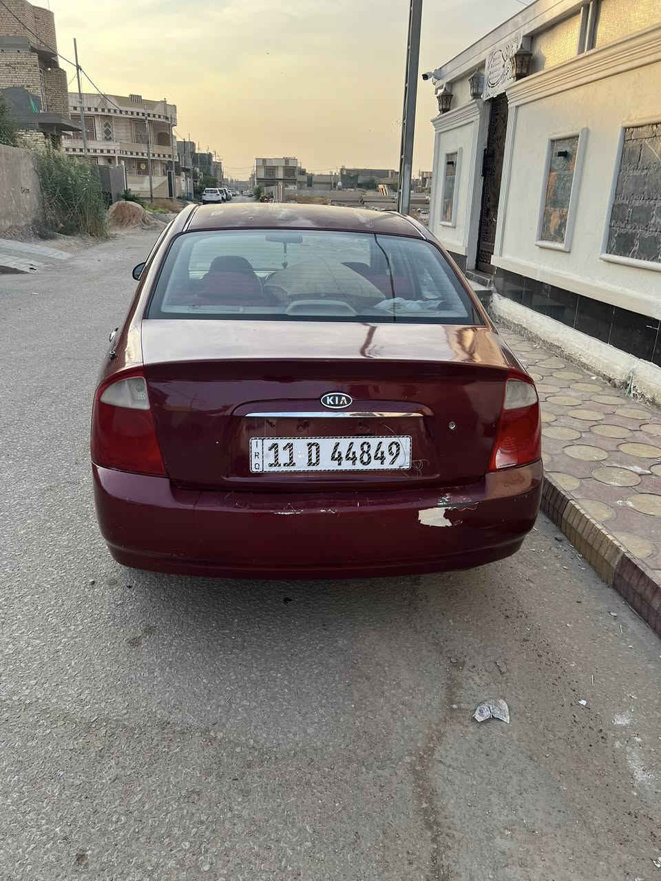 سبكترا ٢٠٠٤ مصبوغه عام رقم بغداد بأسمي 
٥٥ وبيها مجال بابل محاويل 
***********
