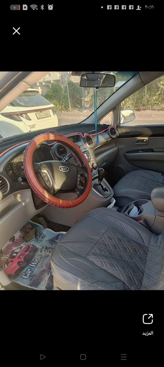 السلام عليكم سياره كيا كارينز للبيع موديل 2009خليجي اي ضربه مابيهه فقط طخات ومصلحه عالبارد گيرمحرك تبريد خير من الله السعر98 واللي عنده مراوس حسب الاتفاق بسعر اقل العنوان بغداد هاتف ***********
