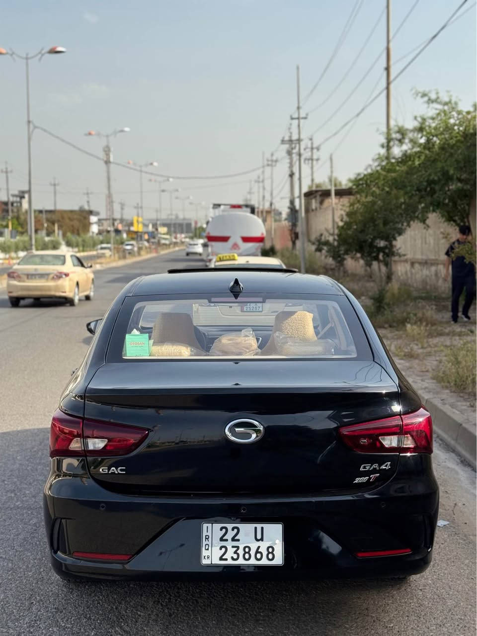 GAC 
مۆدیل 2023 
فول مواسەفات
سلاید
بریک بەسمە 
ئەوتۆهولد 
شاشە
کامێرا
حەساس
سوکان ڤۆلیۆم 
تبریت مەرکەزی 
سێ مۆد گێر (سپۆرت/ئیکۆ/نۆڕمەڵ) 
ناوزەرد 
کوشین جلد 
گێڕو مەکینە بەشەرت 
57هەزار ڕۆیشتە 
*********** أربيل, العراق
