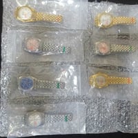 ساعات نسائية  سويسري مختم  حفر والاختام بالصوره  7 قطع  وزن ثقيل  تابع...