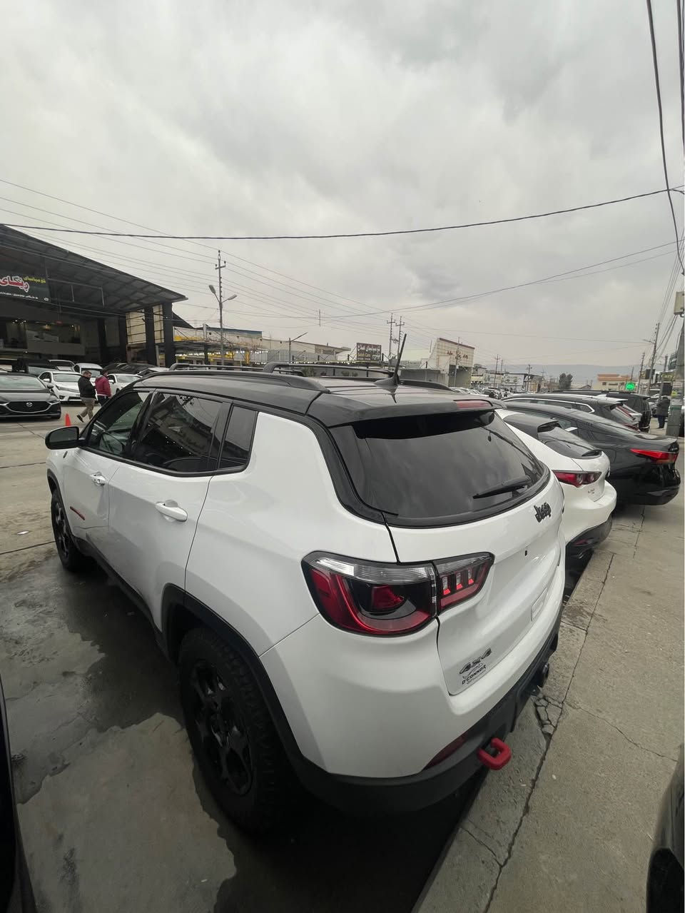 2023 𝐉𝐄𝐄𝐏 𝐂𝐎𝐌𝐏𝐀𝐒𝐒-𝐓𝐑𝐀𝐈𝐋𝐇𝐀𝐖𝐊
مۆدێل ٢٠٢٣
دەبڵ ئەکسل (٥ نیزامی ڕۆشتن) قفڵ ئەکسل
سەیارەکە بێ بۆیاخە 
فول مواسەفات 
شەغال
پانۆراما
کوشن جلد
ڕادار ٣٦٠
شاشە گەورە
تەبرید مەرکەزی

نرخی ١٧٧ وەرەقە
ژمارە موبایل 
***********

‏‎جيب كومباس شكل جديد موديل : 2023
بدون صبخ
‏‎المواصفات : 𝐓𝐑𝐀𝐈𝐋𝐇𝐀𝐖𝐊
‎دةبل اكسل 4x4
‎‏‎بصمة ابواب 
‎‏‎بصمة تشغيل 
‎‏‎كاميرا
‎هاند بريك بصمة
‎اوتو هولد :  Auto Hold
‎اوتو ستارات : Auto Stard 
‎اوتو ستارات : Auto Stop‎
‎رادار امامي (تحديد مسار)
‎‏‎رادار جانبي (نقاط عمياء)
‎‏‎رادار خلفي (التحذير من الاصطدام)
‎‏‎حساسات خلفي 
‎نظام : AUTO
‎نظام :  ECO
‎نظام : SPORT
‎نظام : OFF-ROAD
‎نظام : SNOW
‎تحكم ستيرين
‎ستيرين هيتر
‎كشنات جلد
‎كشنات كهربائي
‎كشنات هيتر
‎تبريد لمس
‎تبريد مركزي
‎ويل كروم سبورت
سعر ١٧٧ ورقە

*********** السليمانية, العراق
