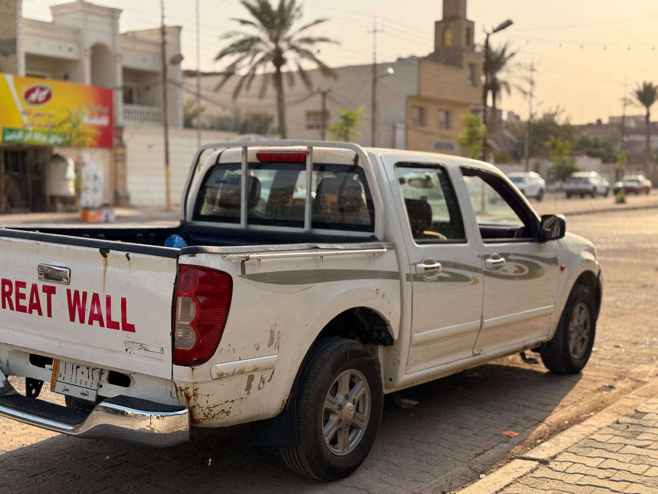 سيارة للبيع
مكلف بالنشر
بيكب كريت ويل 2013  
نمرة السيارة نجف بيها حادث جاملغ امامي وبنيد وبيها بارد بالبدي السيارة موديل 13 
السيارة على الشوف عل وضعها 
السيارة حداديتها زينة وبيها زوج تايرات جدد والسيارة جاي استخدمها ومابيها مشاكل بالمكينة
السعر 50 وبيها مجال للشراي
للتواصل ***********
