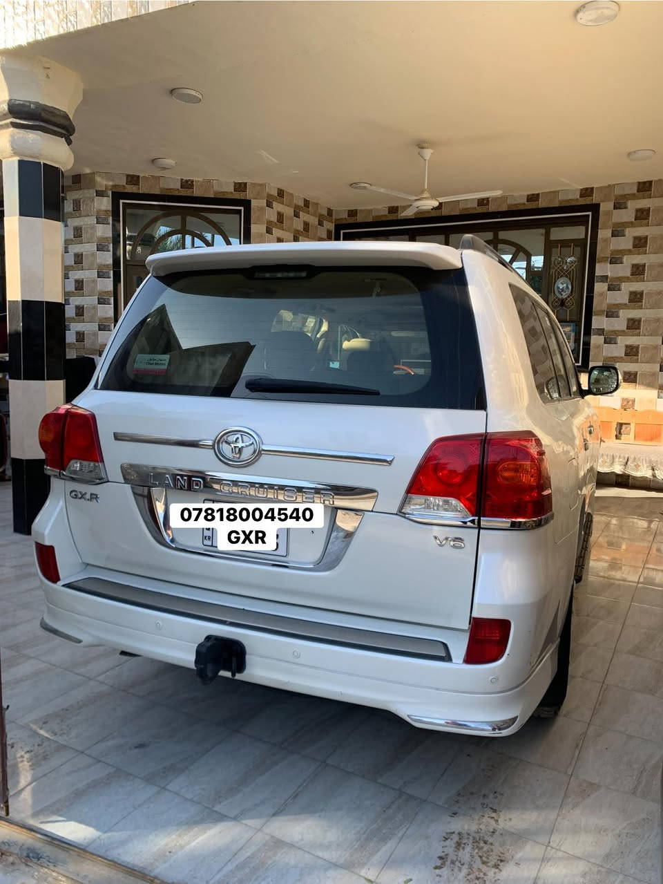 لاندكروز 2014
  فول مواصفات مكفولة كفالة عامة
 رقم اربيل سنوية باسمي كاملة من كلشي مابيه اي نقص داخل وخارج كفالة حتى الدعاميات مكفوله
ماشيه 130 الف حقيقي محرك 6 سلندر السيارة جديدة جدا مكان السيارة بابل قرب شارع 40

***********
