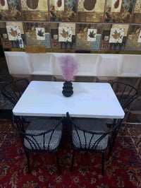 طقم سفرة 4 كراسي • صناعة تركية • تحمل 250 كيلو