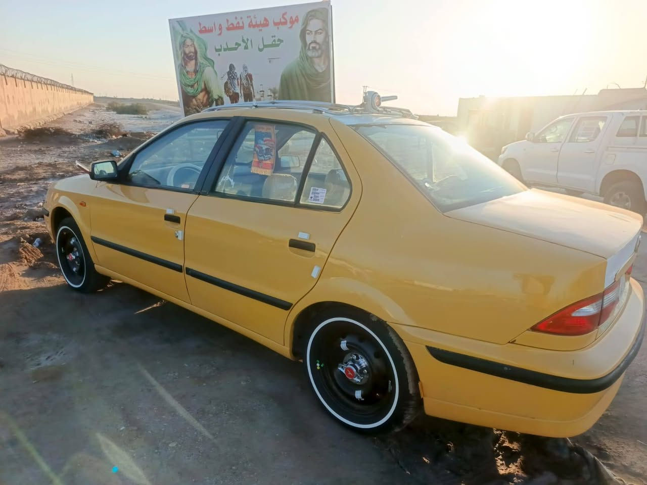 #السلام عليكم
سمند 12 مكينه وكير وحداديه وتبريد وتخم تاير كفاله
رقم بغداد واصل رقم الجديد الدولي بس استلام سنويه 2026 لشهر الخامس ضربه خفيفه بين البابين ومعدليه بارد والدواير الخلفيه معمرات فقط كهربائيات كامله مابيهن نقص دوشمه عامه سفاري وكشنات مال كوستر والجنطه لايلون اصفاحها موس السيبايه مو وياها ولا تنباع 
السعر 38 وبيها مجال
مكاني بابل قضاء المحاويل
للأستفسار اكثر *********** اتصل وبيك خير وادلل
مو شراي لا تخابر
