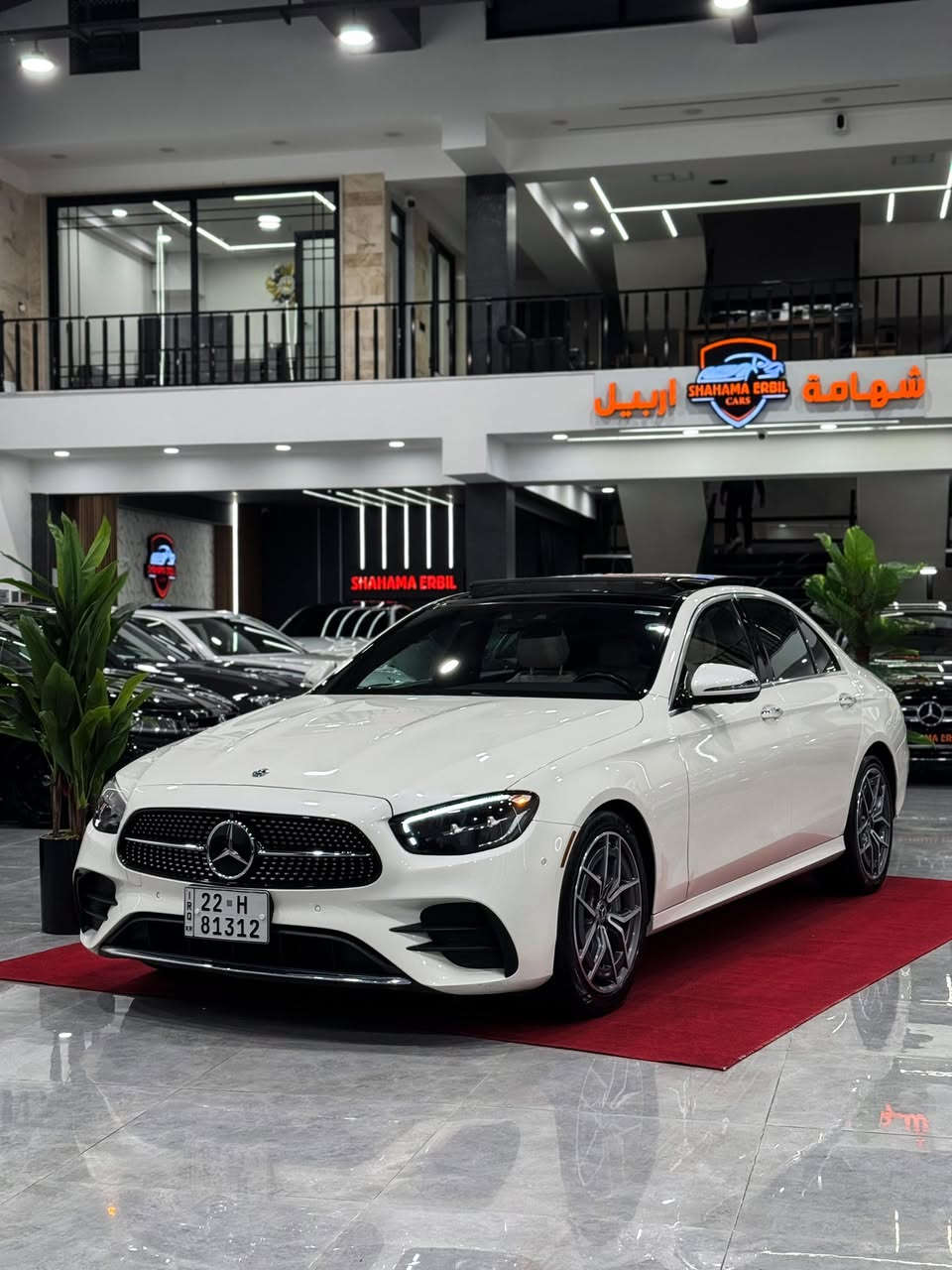 Mercedes E350 AMG
موديل:-2021
ماشيه:-42 الف ميل
مواصفات:-  بانوراما-5 کامیرە-رادار 360 -سماعات بورمستر- کشن تدفئه و تبريد-  دواخل كريمي بلادی-دواخل ليد-4matic-.….
سياره وارد امريكي 
ضرر:- جاملغ خلفي صبغ باب خلفي تبديل شركة 
بدون دواخل بدون ايرباك
رقم شاصي: W1KAF4GB2PR145490

تفاصيل اكثر الاتصال علی ارقام التاليه 
***********
*********** 
عنوان:- اربيل منطقة معارض وراء شارع ٤٠م
Shahama erbil cars
