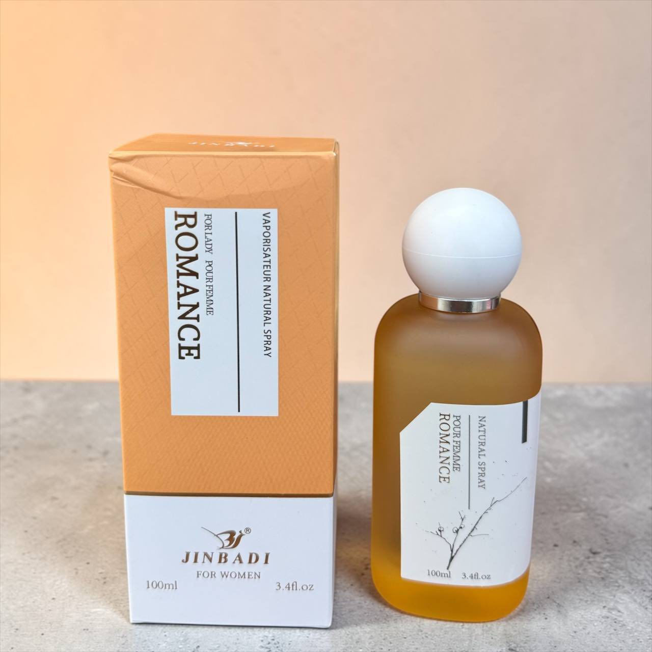 كماليات زيوني 

عطر "جينبادي رومانس" (Jinbadi Romance) النسائي بسعة 100 مل، وهو عطر يتميز برائحة الزهور المنعشة والرومانسية.  عطر اكثر من رائع 

توفر بـ 3 الوان 🌖💜

يوجد توصيل جميع محافضات العراق


**إذا كنت صاحب هذا الإعلان وتريد حذفه لأي سبب، رجاءا أرسل رسالة إلى الدعم الفني**