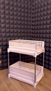 رف تخزين بلاستك • دورين • مطبخ حمام مدرسة