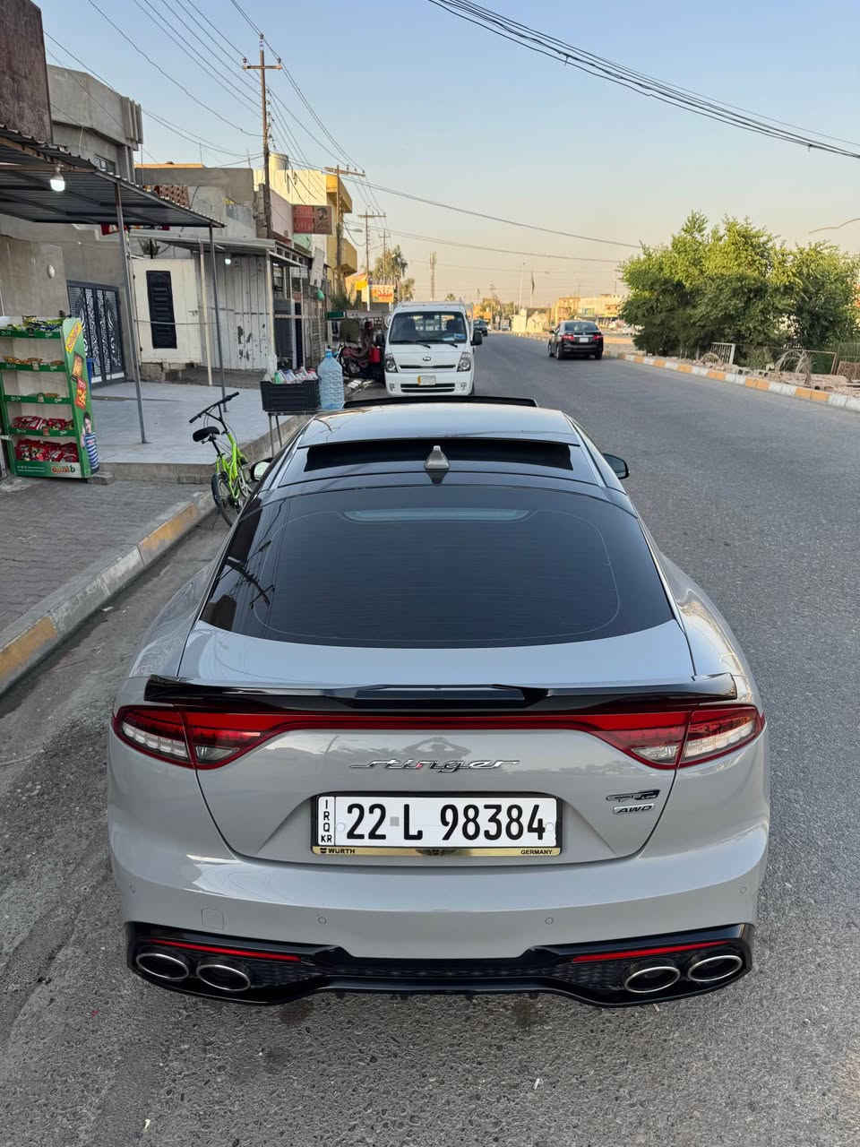 للبيع او مراوس بشمالي فقط
السعر 218 وبيهة مجال مكان السيارة كركوك لاستفسار ***********
الحادث موجود بلمنشور نص بونيد ونص جاملغ الحادث طربتهة بلايت راديترات بلاد والجاملغ الخلفي اكلير مكانين امريكا 
ايرباك ستيرن وبردة سكن وراجع 
✅ كيا ستينكر GT LINE 2022 AWD
✅ محرك 4 سلندر 2500 تيربو  🚀🚀 
✅ نظام صوت harman.kardon سماعات 15
تخم تاير جديد عليه 
دهن كيرومكينة كله جديد 
✅ لايتات زينون عالي واطئ اصل مع كشافات ليد  ٤عدسه ليد دعاميه ترحيب
✅ بصمة للابواب مع بصمة تشغيل وتشغيل عن بعد اناره 

ترحيب

‎✅اشارات بالمرايا الجانبية مع حساسات الاجتياز الجانبي 

✅ حساسات خلفية اصل مع كاميرا دوارة 

✅ رادار امامي وتوقف تلقائي 

✅ مرايا جانبية شفط كهرباء هيتر مع كفرات كربون فايبر

✅ سقف المركبة بانوراما 

✅ صالنصة خلفية رياضية باربعة فتحات 

✅ غرفة السيارة جلد اصل أحمر

✅ شاشة دشبول كبيرة لمجموعة من الايعازات 

✅ تحكم كهربائي متكامل الايعازات لمقاعد المقدمة 

✅ حساسات الانحراف عن المسار في الطرق المفتوحة 

✅ ستيرن رياضي حرف D مع شفتات ستيرن 

✅ تحكم ستيرن متكامل الايعازات مع تحكم الرادار 

✅ رادار امامي تفاعلي وتحكم كامل من الستيرن 

✅ وضعيات للقيادة عدد 5 

✅ منافذ USB,AUX مع شاحن موبايل وايرلس 

✅ مقاعد السائق والراكب رياضي

✅ كراسي تدفئه

✅ستيرن هيتر

✅مرايه وسطيه اوتو

✅تبريد خلفي منفصل

✅اوتو هولد 

✅بريك بصمه

✅اوتوستارت

✅حساس مطر

✅حساس لايت كركوك, العراق
