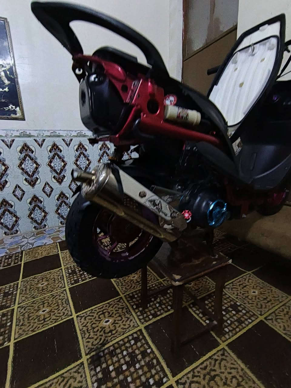 سلام عليكم شباب دراجاه ماكس عدله مال لعب للبيع الدراجه محرك رمبه تزويد شايل +قبق فلاوين +صالنصه صجميه رياضي +دبل خلفي ياضي +ملقط رياضي +قطرت دهن وقطرت اكسن +تعلاكه رياضي الدراجه 49بلاد الدراجه كفاله عامه السعر 700وبيها مجال بصيط العنوان حله ابو خساوي للستفسار ***********
