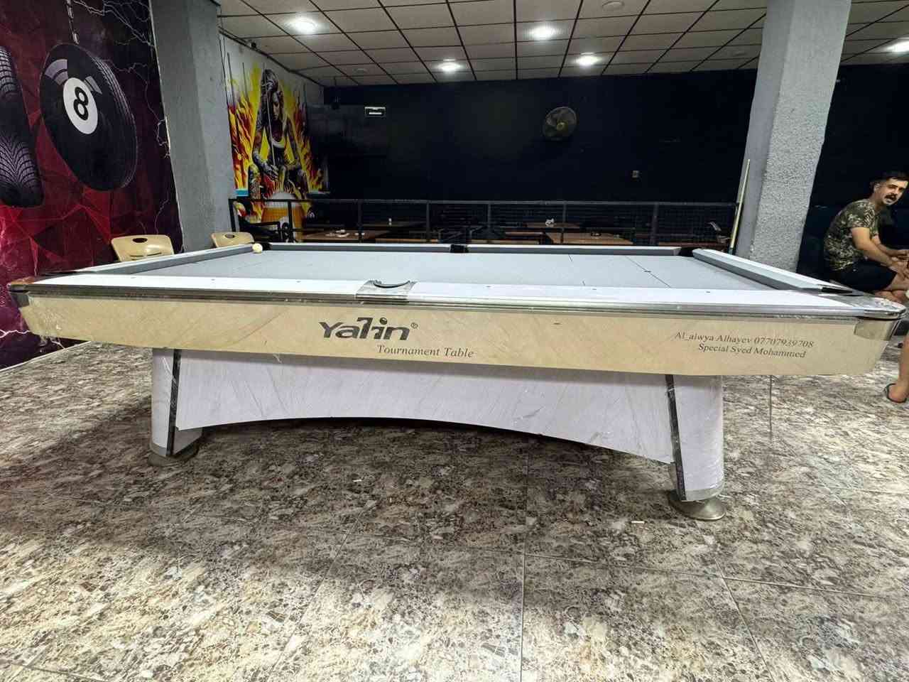 ميوزه مستخدم وجديد 🎱⬇️
☑️✅
يوجد لدينه توصيل 🚛لجميع المحافظات العراق...... ⬇️
☑️✅
ويوجد لدينه كادر مخصص لنصب لميز🎱....نقل وشد .... ⬇️
☑️✅
مع كيوبات طوبات 🎱🎱🎱... ⬇️
...... ⬇️...... 
الستفسار *********** بي واتس📞
