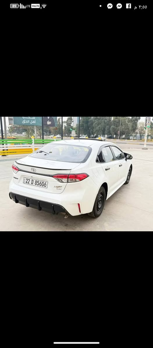 سلام عليكم
من رخصه الادمن 
تويوتا كورولا 
2023 خليجي فقط بانزين شكل الأمريكي  فقط بانزين 
فول واحد على واحد 
الكير والمحرك كفاله 
كفاله من الصبغ عدى الدعامية الخلفيه فقط 
السياره بيه بارد شي بسيط بلباب الخلفي وداير الجماملغ 
رقم اربيل سنويه جديده ما صاقصه  لل2028
السياره فول واحد على واحد  
فتحه وتحكمات ستيرن وكشناتها جلد جوزي مميز 
وبصمه وسايد بريد اوتو هولد السياره فول الفول 
وتريد تحويل او وكاله ثاني يوم 
السياره جديده كولش كولش  
وكامله ومآبيه نقص ابد ابد 
 حتى بصمات ثنين وكتلوكات الشركه موجوده
السياره سعره ب135 وبيه مجال حك الجيه والعمله 
السياره مكانه بغداد الجديده 
*********** بي واتساب واني بخدمتكم
