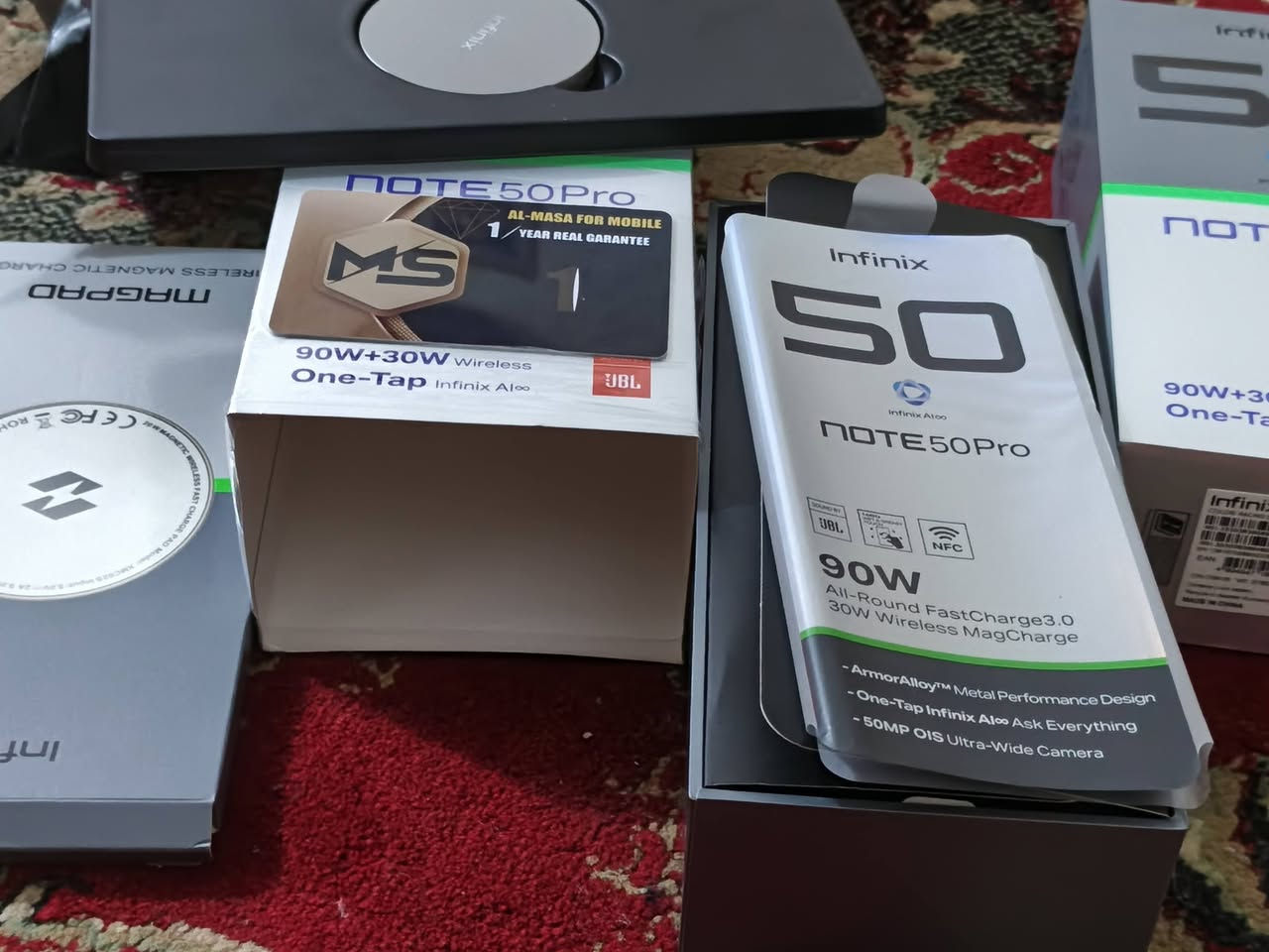 انفنكس نوت 50 برو
ذاكره 256/16💚 مستعمل يومين فقط مع كامل ملحقات شحن سريع 90w مع شاحن لاسلكي 30 واط مكفول من كلشي مكاني نجف مشخاب سعر خاص 🤍


**إذا كنت صاحب هذا الإعلان وتريد حذفه لأي سبب، رجاءا أرسل رسالة إلى الدعم الفني**