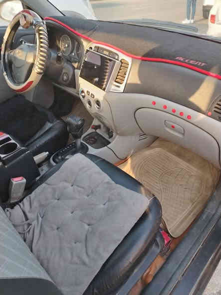 السلام عليكم اكسنت2008خليجي صبغ حزام ماعدى القمارة تدفأ تبريد تخم تايرات كهرباىيات جاهزة زنون لايت شمسي السعر  80بيها مجال.ه*********** بغداد
