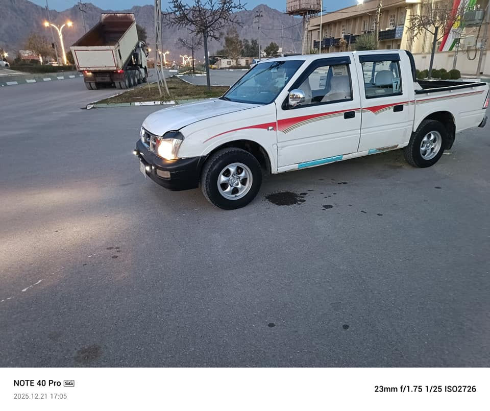 سەرەتابەناوی خوای گەورەومیهرەبان ماڵی کاروکەسابەتم بۆهێناون 20$قفڵ قفڵی
شوێن رانییە ژ.م ***********ڤایبەروەتس ئاپ لەسەرکۆرەکە
 نمونەلەجوانی پیکاب سۆپەردێر بەخاخ مۆدێل 2006مەنەفێست ئەسڵی فسفۆر سەیارەیەک دەستە زۆرمەزبوتە ئی مەعرەزنییە گێرومەکینەوئەکسلی بەشەرتی فحسی دەفیتەر  ماشاڵاسەیارەکەلخورینی خۆرخۆشەو بێ نوقسانییە هەرچوارتایەی خاوێنە بێ دەعم ولێدراوبێ بۆیاخ بێ خایس سەیارەکەتابڵێی توندوتۆڵ بەهەڵمەتە ومەزبوتە سەیارەکە تەبریتی بەس قایشی نوقسانە 2جام کارەبای پاتری نوێ دەشبول وبەرەدەکاکانی نوێ لایت فولی ونزو فڵچە کامل کارەبای مەزبوتە رانية, السليمانية
