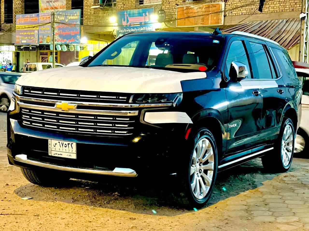 السلام عليكم تاهو بريم خليجيه السياره موديل 21 بغداد بسمي السياره بيها جاملغ وبنيد لاطاك ايرباك ولاابد ماشيه 85 الف مكان السياره بغداد الشعب السعر 45  اربع شدات وخمسين ورقه السياره خليجيه رقمي ‭0771 352 6003‬
