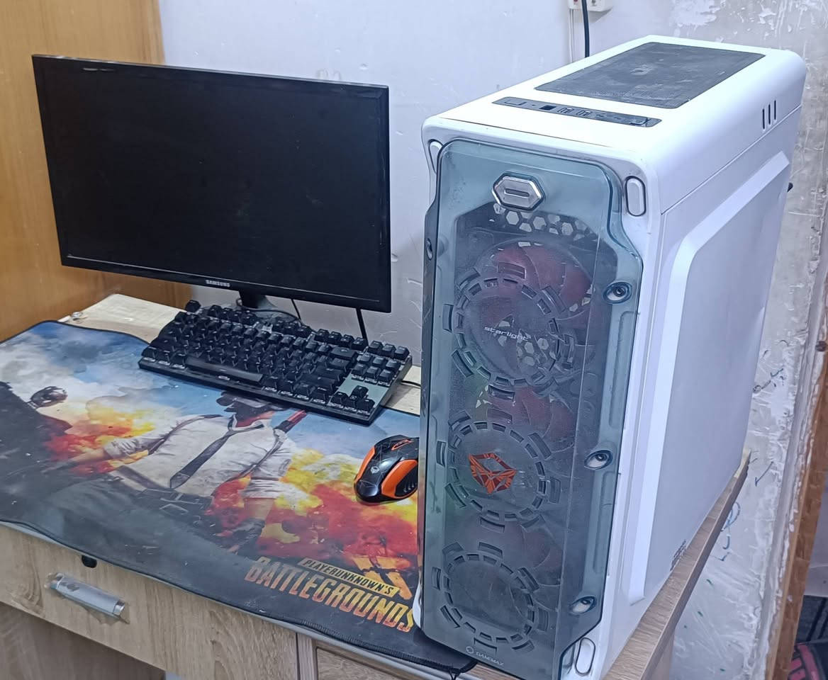 تجميعة للبيع
مواصفاتها :

CPU : AMD R5 3600 3.6GHz

GPU : RTX 3060 12GB

RAM : T-FORCE , 16GB , 3200MHz

POWER SUPPLY : X-POWER 700W

Motherboard : ASROCK B450M-HDV R4.0

شاشة سامسونك 
بجودة 1920x1080
ومعدل تحديث الشاشة 60Hz

والكيس ابيض بيه ثلاث مراوح امامية
ووحدة خلفية 
بدون غطاء

___
مدة الاستعمال ثلاث سنوات 

السعر 825,000 ألف
بابل - حلة - حي المهندسين


**إذا كنت صاحب هذا الإعلان وتريد حذفه لأي سبب، رجاءا أرسل رسالة إلى الدعم الفني**