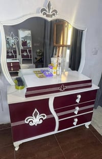 غرفه نوم تركيا ٦قطع نضيف جدا سعر ٤٠٠الف مكان بغداد الغزاليه رقم بي وتس...