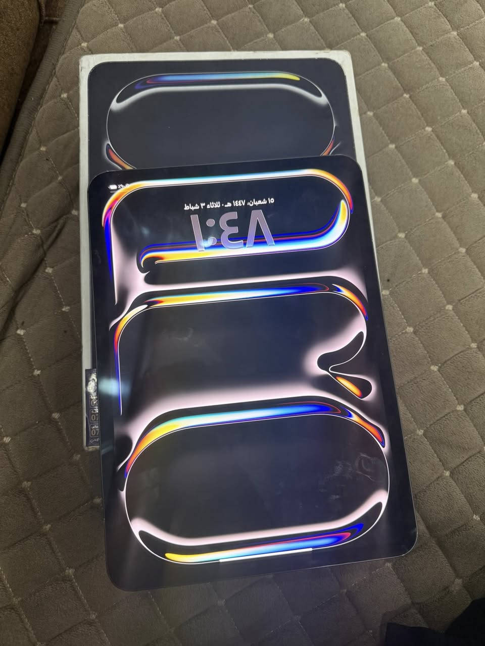 ‏سلام عليكم اخوان عندي ايباد M4 بطارية89/100 نظافة ٩٠/١٠٠"السعر 850للتواصل
‏ذاكرته 256 
‏العنوان بغداد
***********
