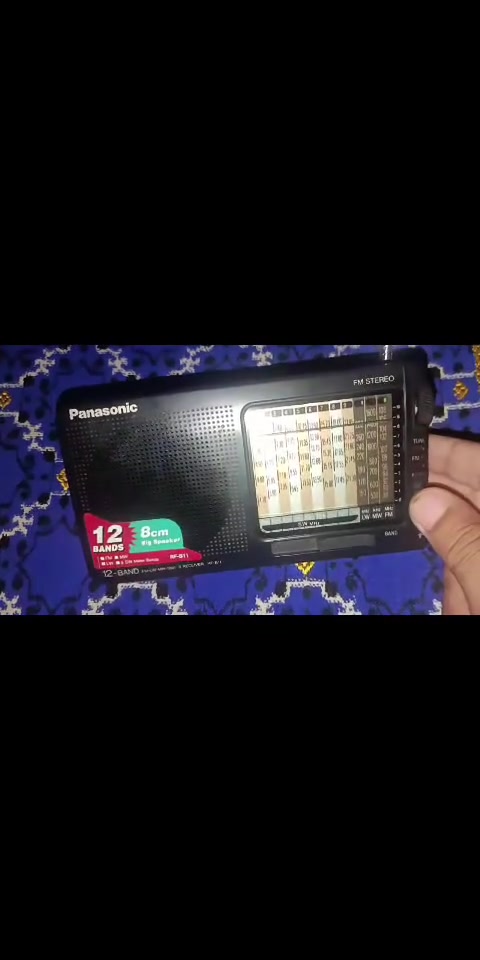 بسم الله 
باناسونيك RF-P11 
سحب محطات رهيب كما موضح بالفيديو 
للحجز والاستفسار ☎️ 
010 97244848 
#راديوعماشة
عيش الزمن الجميل 👌


**إذا كنت صاحب هذا الإعلان وتريد حذفه لأي سبب، رجاءا أرسل رسالة إلى الدعم الفني**
