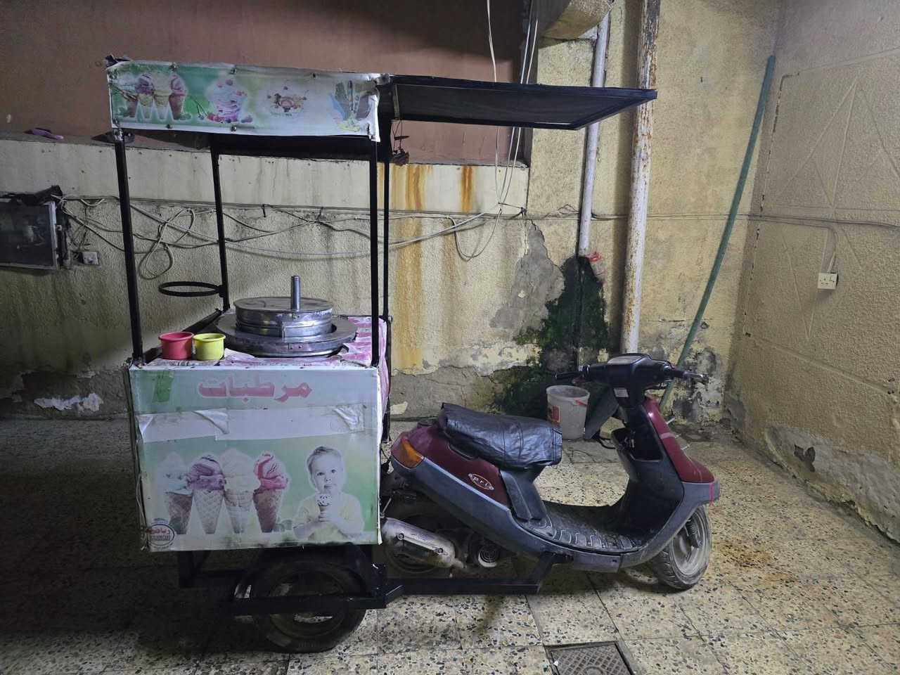 مشروع رزق جاهز للبيع - مطور مرطبات (نظافة وشغل درجة أولى) 
​يا الله رزق الحلال.. للبيع مطور موطة (مرطبات) متعوب عليه ومجهز بالكامل، مو محتاج برغي واحد، تشغل وتتوكل على الله.
​✅ المواصفات:
​النظافة: المطور بحالة ممتازة، نظيف ومرتب جداً (شغل مرتب ومتعوب عليه).
​الشغل: شرط الفحص، محرك صافي وعربة كاملة وجاهزة للعمل فوراً.
​الترتيب: الدراجة والعربة شكلها يجذب الزبون، شغل مال كسبة ومعدلة.
​💰 السعر: (800 ألف).
 العنوان: الموصل - الجانب الأيسر - حي الانتصار - شارع 60.
📞 للتواصل والاستفسار: ***********
​ملاحظة للشراي: المطور "شرط الشغال" وجاهز للطلعة، ماله داعي تصرف عليه قرش واحد.
