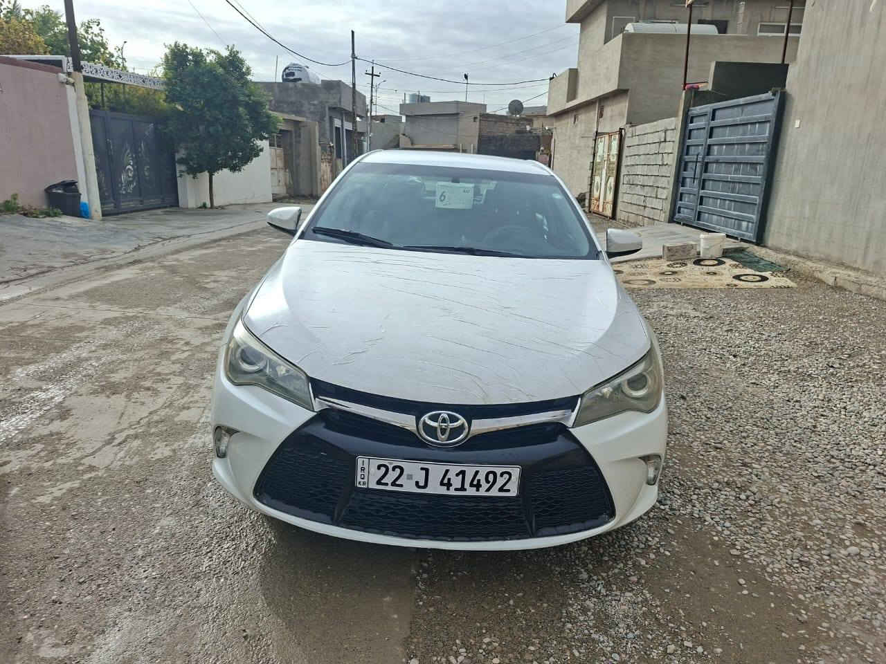 کامری مودیل 2016se لون صده في لاسه رف لا بوخار  كير مكينه بشرط ره قم سنوی جدید سونر موجود سعر 160 معامل ***********
