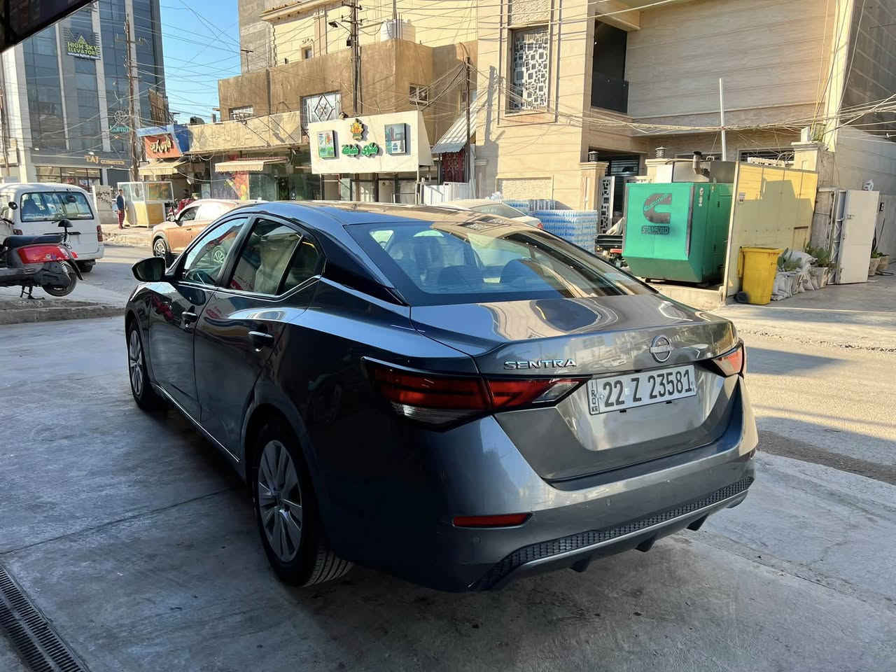 سلام عليكم نيسان سينترا موديل 24 بدون ايرباك بجم كبس 
سياره نضفه جدآ وضايف عليها تغليف كشنات ومسوي ارضيه جلدبيها بابين صبغ وقطعتين كليرامريكي صورالحادث بلمنشور
رقم اربيل بسمي السعر140 وبيها مجال بسيط 
للستفسار***********مكاني منصورشارع 14 رمضان
