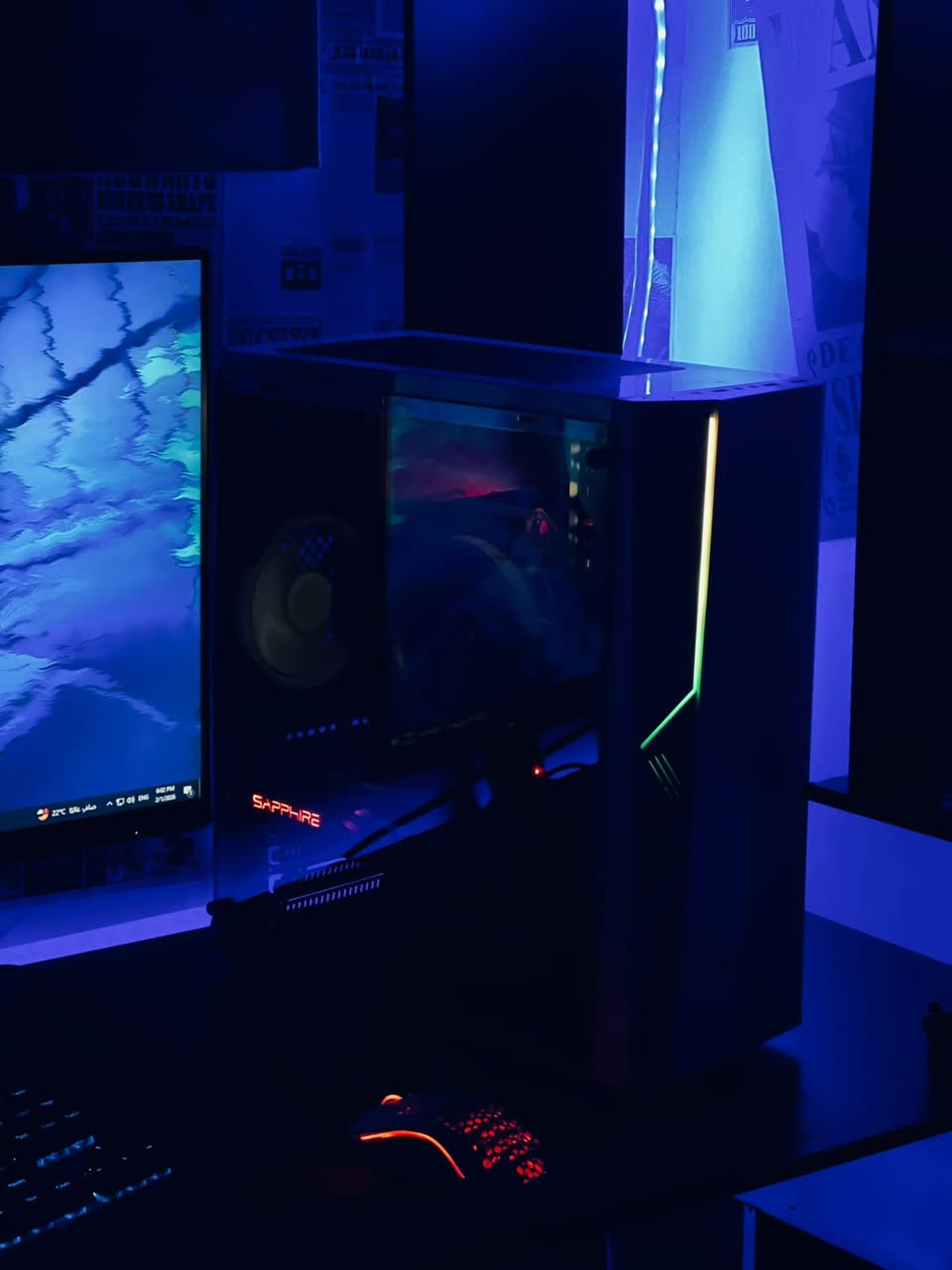 شباب سيت اب كامل براندات حلوه و مواصفات جيده

نجي للكيس :- 

CPU - RYZEN 5 3600 

RAM - 16 (8*2 3200MHZ 

MB - MSI X470 PRO

GPU - RX 5600 XT 6G SAPPHIRE

HARD - SSD 256G + HDD 2TB

PSU - 600W EVGA

CASE - GAMING RGB لون ابيض 

---------------

الملحقات :-

شاشه 1 - AOC 144HZ 27 INCH FHD IPS 

ماوس كلوريوس موديل O ابيض 

كيبورد REDRAGON بلو سوتج

ماوس باد 

سماعه كيمنك

------------------------------------

السعر 750 كامل السيت اب 

مكاني بصره - الجمهوريه ما عندي توصيل 

رقمي ***********
