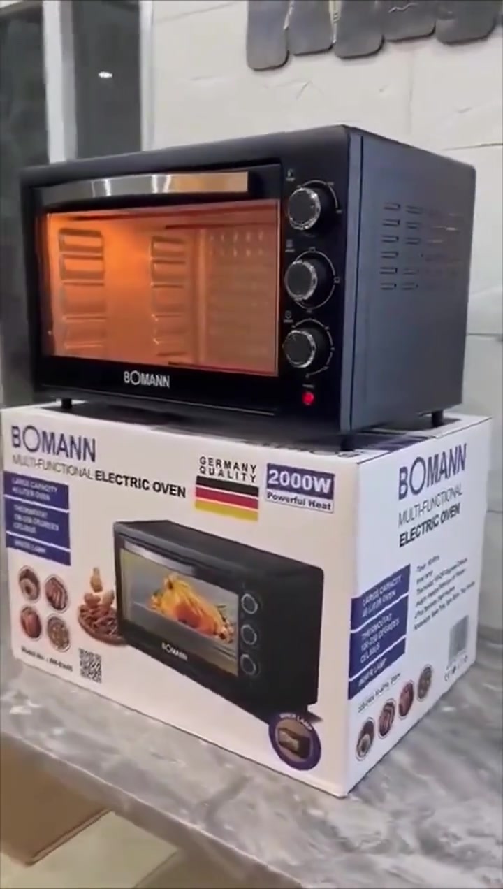 فرن كهربائي حجم 45 لتر 
ماركة بومان الألمانيه🇩🇪
السعر 65 ألف🔥🔥 والتوصيل 5 آلاف 
للحجز والاستفسار يرجى مراسلة الصفحه📝
#فرن #اوفن


**إذا كنت صاحب هذا الإعلان وتريد حذفه لأي سبب، رجاءا أرسل رسالة إلى الدعم الفني**