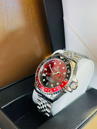رولكس كوكاكولا GMT • مينا احمر اسود • 40mm ستانلس ستيل