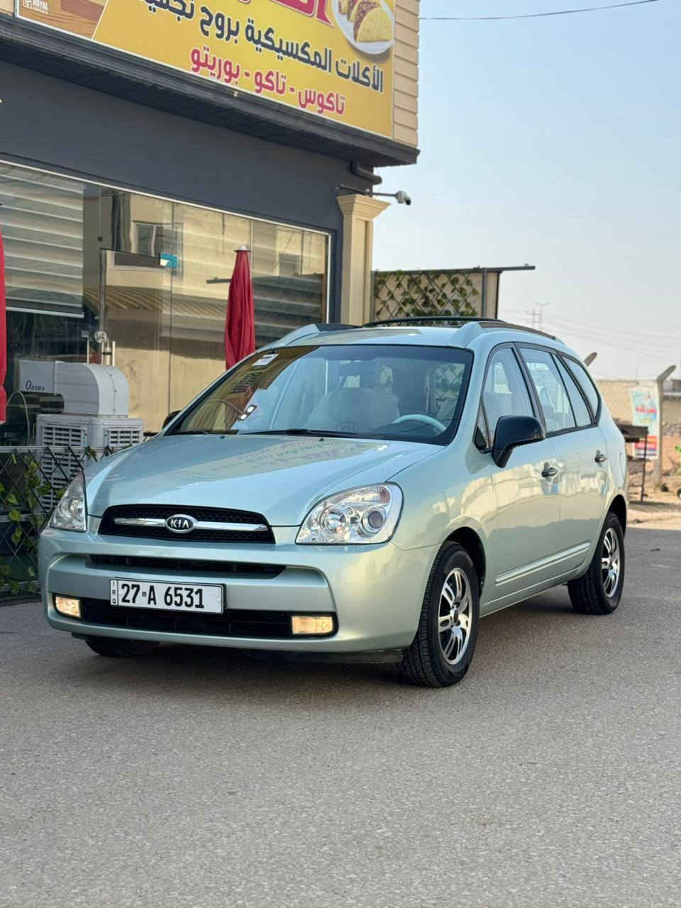 السلام عليكم كيا كارينز موديل ٢٠٠٧ بدون ضرر ٧راكب مكينه حجم ٢٠٠٠ مكينه وگير جدد حداديه جديده تبريد شغال قطعتين تخم تاير جديد سنويه ٢٠٣٠ بأسمي السعر ٩٥المكان نجف ***********
