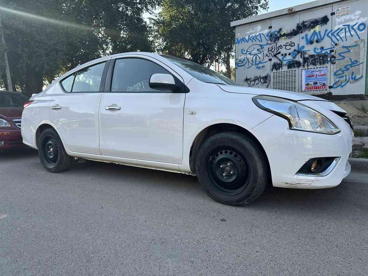 السلام عليكم
للبيع نيسان سني هندي بليته زركه 2021
رقم اربيل تحويل مباشر 
السياره جاهزه مابيها اي نقص 
گير مكينه بلاديات ماشيه 114 حقيقي 
تبريد ثلج  صدر جديد 
شاشه كامره تحكم ستيرن كشنات مدوشمه حيل نظيفه
رايدها ب113 وبيها مجال بسيط سياره مال جني 
مكاني بغداد الكرخ 
***********
