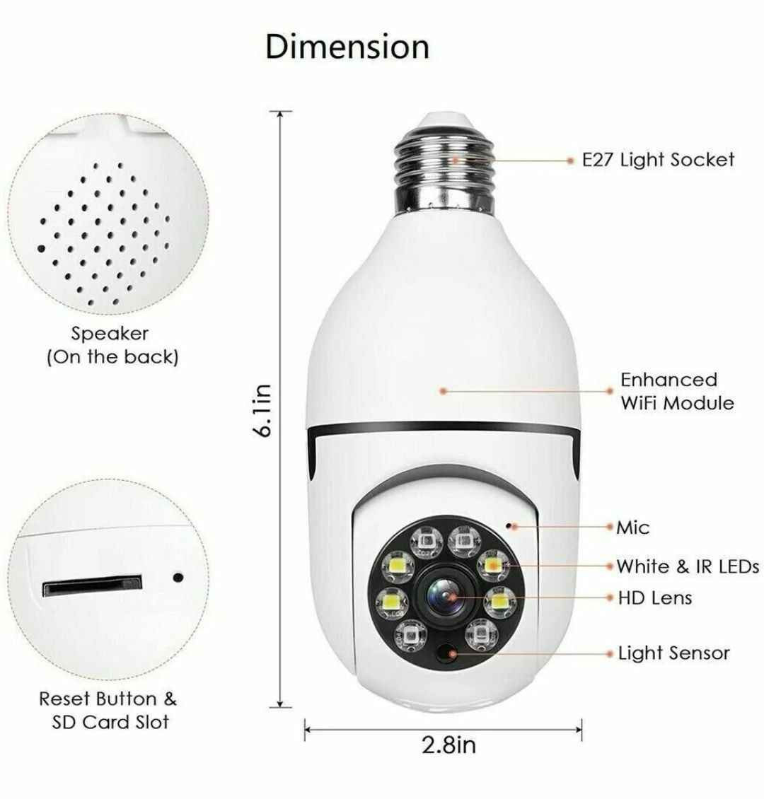 سعر 18 مع التوصيل

كاميرا مراقبة ذكية بزاوية دوران 360°

موديل: ez123

توفر مراقبة شاملة بدقة عالية وتغطية كاملة للمكان بفضل إمكانية الدوران الأفقي والعمودي

تدعم الاتصال عبر شبكة الواي فاي للتحكم والمراقبة عن بُعد من خلال تطبيق الهاتف

مزودة بخاصية التصوير الليلي لرؤية واضحة حتى في الظلام

تدعم التكبير، التصغير، والإمالة لتحديد أدق التفاصيل

تحتوي على مايكروفون مدمج وسبيكر للتواصل الصوتي المباشر بجودة صوت نقية

تدعم إدخال كارت ذاكرة لتسجيل الفيديوهات والرجوع إليها لاحقًا

تنبيه فوري عند اكتشاف أي حركة بفضل مستشعر PIR

سهولة في التثبيت والتشغيل بغداد, العراق


**إذا كنت صاحب هذا الإعلان وتريد حذفه لأي سبب، رجاءا أرسل رسالة إلى الدعم الفني**