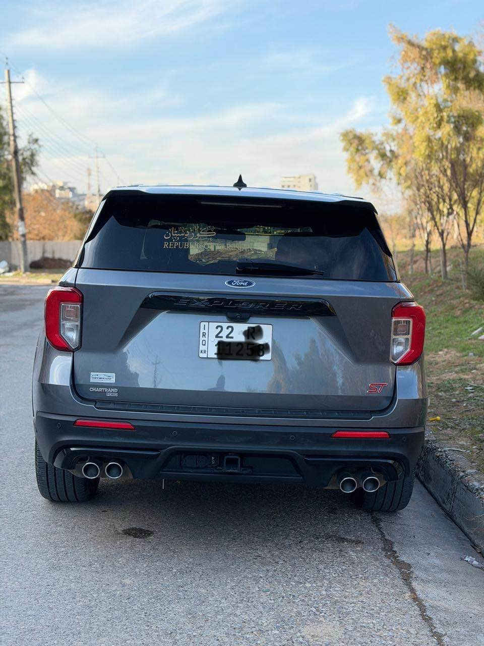 فورد اكسپلورةر موديل ٢٠٢٢ سيارة مواسفات ST  ماشي ٣٨ مايل سيارة بص باب سائق كلير بدون حادث  مكان سيارة اربيل رقم و سنوي كل جديد  

‏1FM5K8GC6NGB00838 رقم شانسي 

***********
وتساب فايبر  

سعر٢٦٣ ورقة 

فورد اكسپلورةر موديل ٢٠٢٢ مواسفات ST  بةس دةرگاي سايق كلير ارباگ  سةيارة ٣٨ مايل روشتووة  كتابي جام رةشي لةگةلة رةقةم سةنةووي نوي  سةيارة لة هةوليرة 
 

‏1FM5K8GC6NGB00838
رقم شانسي أربيل, العراق
