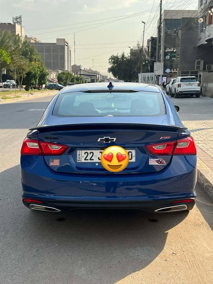 ماليبو RS موديل 2023
وارد امريكي السيارة ضررهة باب السايق فقط مبدل ومصبوغ طاك ايرباك برده فقط وراجع سستم شغال 

لون السياره ازرق بحري مميز 

محرك السياره 1.5 تيربو 

ممشى السياره 23 الف ميل 
 
مواصفات 
بصمة تشغيل عن بعد لايتات للد رادار امامي وجانبي كشن السايق كهرباء كاميرا خلقيه توقف ذاتي ويل 18 رياضي سبايدر بلادي ابل كاربلي اندرويد اوتو 

السياره بحالة جيدة جدا جديدة السياره 
بدون دواخل بدون لغود بدون شواصي سيارة جاهزة من كلشي تشغل وتطلع 

رقم السيارة اربيل باسمي 
مكان السياره بغداد شارع فلسطين

السعر واستفسار علرقم 
‏ ‭***********
