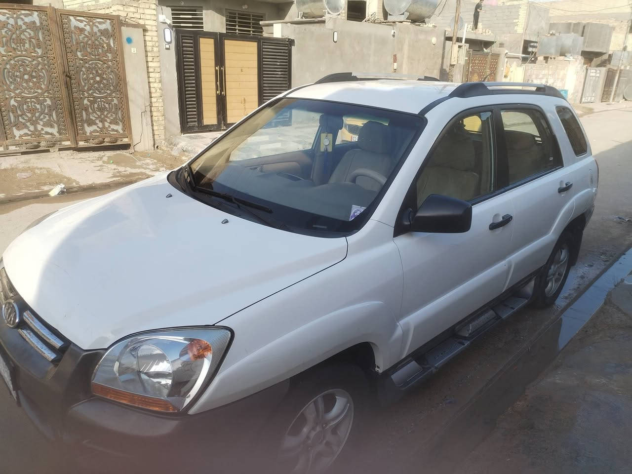 السلام عليكم سبورتج 2008 خليجي مكفوله من الضربه والصبغ رقم بغداد  مشروع وطني تخم تاير صدر كله جديد سياره حلوه ومامتعوبه تفاصيل اكثر خاص او اتصال على الرقم  *********** بي وات ساب
