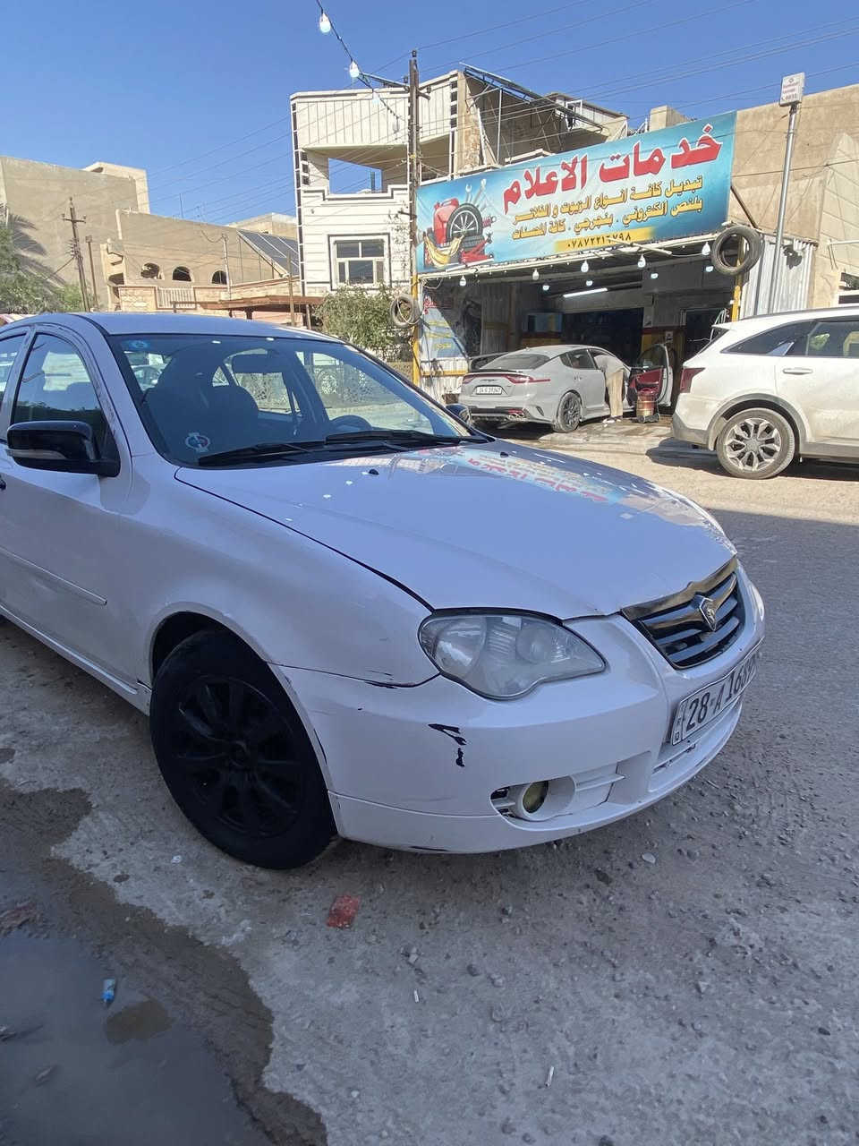 سلام عليكم.  براتون.   اوتوماتيك للبيع.  موديل 13.    تبريد.  خير. من الله.   سياره. بيها فقط ربع. صندوق. وربع جاملغ. الأمامي.  شويه. بخشم شاصي من. كدام. بيها فقط.  سياره نضيفه خير من الله حلوا. خوش. سياره رقم. نجف. دولي. تحول بكل مكان سياره بسمي.      مكان. سياره. بغداد دوره. مهديه ثانيه.  

رقم الهاتف. ***********
