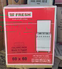 طباخ فريش مصري الصنع نوعية ممتازة بحجم 60×60 4 عيون وبضمان 10 سنوات  ل...