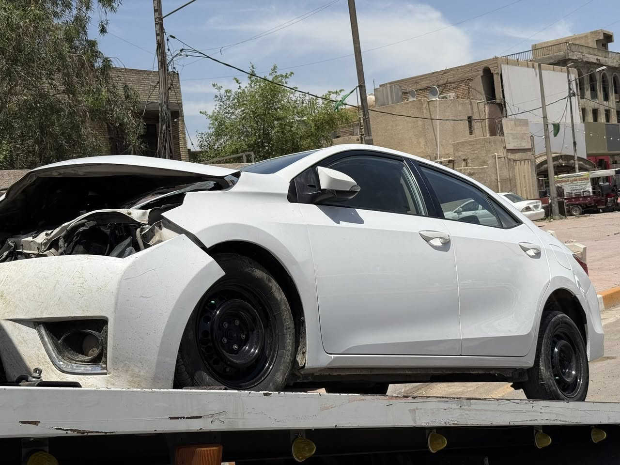السلام عليكم تيوتا كورلا خليجيه  موديل 15رقم بغداد شركه العامه  شرط تحويل ابيع عل حادثه مكينه وكير شاصي كفاله لغد واحد متذي  فقط سياره شغاله مكينه 1800كفاله ماشيه 160حقيقي سابقن سياره كفاله عامه شراي يتصل مكاني بغداد ‭0781 997 0321‬
مكلف بل نشر اخوان اعتذر عل مرواس
