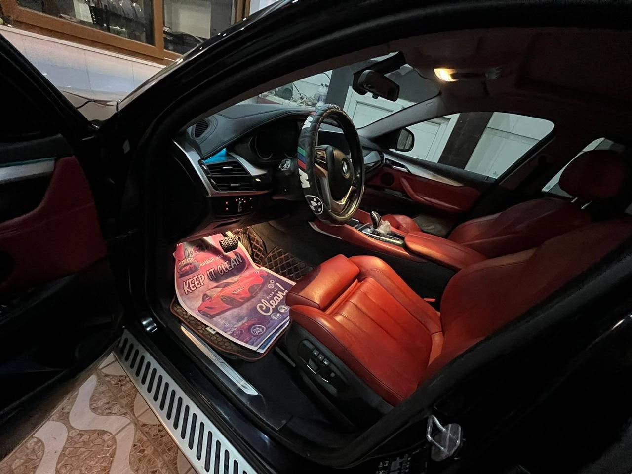 السلام عليكم
سيارة بي ام دبليو X6
مغلفه مات ضمان 10 سنوات  اي شخط ماكو ب سياره

3500 tune turbo
X drive

موديل :- 2018 السيارة من وكالة (((العروش))) خليجي

ماشية :- 74 الف كيلو فقط 

سيارة جديدة بمعنى الكلمة  
سيرفسها ودهنها كلة بوكالة العروش من يوم طلعت لليوم كلش محافظ عليها ماطلعها بس بالمناسبات 
مكفولة كفالة عامة من الصبغ والتبديل كير مكينة وگير جديد 
داخلها نظافة بعدها على وضع وكالة 100٪؜ 
جوها تخمه تاير جديد دنلوب الاصلي ضد البنجر بالاضافة الى السبير بعده منازل للگاع

سيارة بااسمي تحويل ثاني يوم رقمها اربيل جديد وهزتها قبل 10 اشهر مسويها

نظام قيادة اربعة ايكو وكونفرت وسبورت (وسبورت بلاص)
انارة داخلية كاملة بالدشبول7 الوان تتغير 
ابواب شفط 
مري شفط
شاحن تليفون  
وشفتات سرعة
داخل احمر مميز
اربع كامرات 
بصمات
رادارات 
فتحة سقف 
لايتات زنون متحرك وية ستيرن واوتو يقللن ضوة اذا صارت سيارة امامك
كشنات بيها 8 حركات وضعيات 
هندبريك بصمة 
اوتو بريك
تحديد مسار
وبردات ابواب
وبعد هواي ميخلصن

مكانها زيونه
***********
